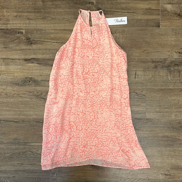 Parker Priscilla Halter Mini Dress #404N - Picture 2 of 5